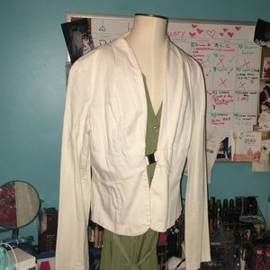 White blazer